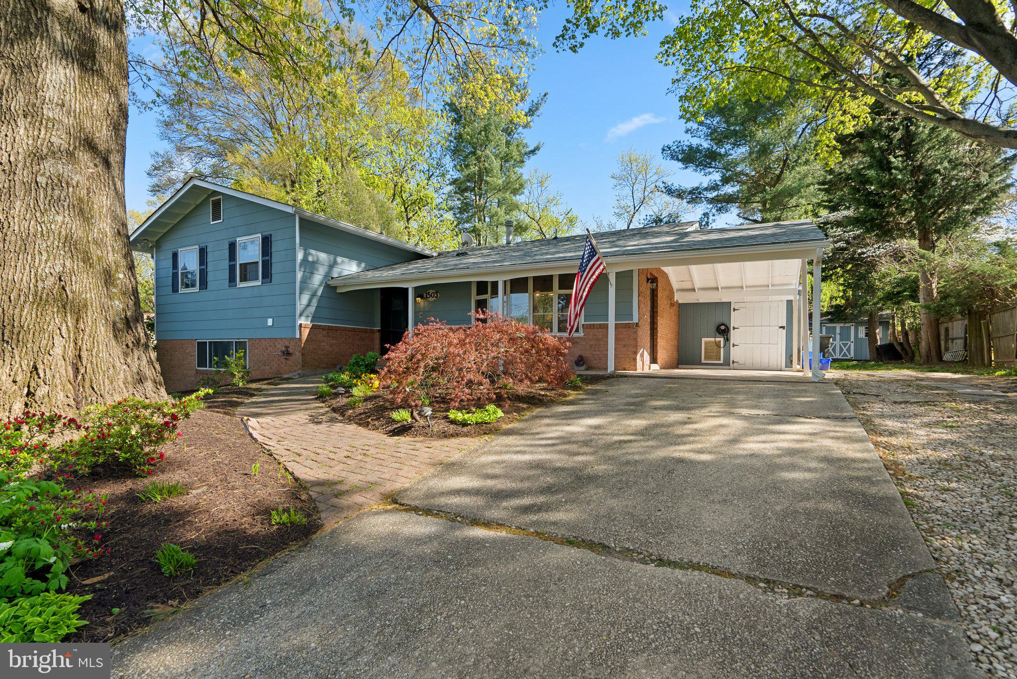 1503 Leister Drive Silver Spring, MD 20904 - Photo 3 of 58 a view of a yard in front of a house with large tree