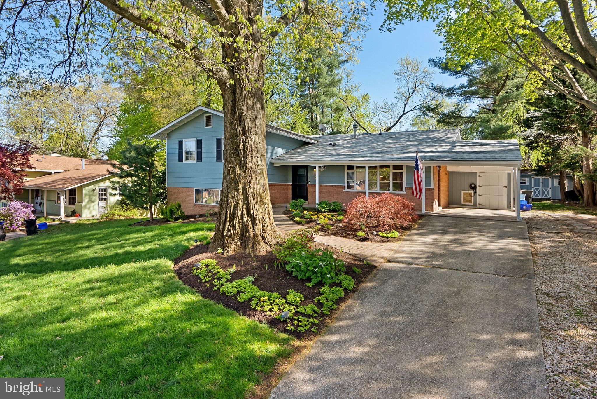 1503 Leister Drive Silver Spring, MD 20904 - Photo 56 of 58 a front view of house with yard and green space