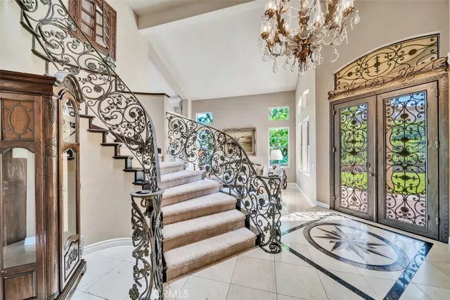a view of entryway with a front door