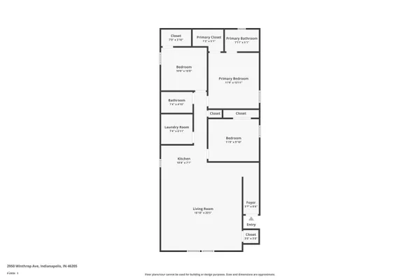 $1,649 | 2950 Winthrop Avenue, Unit A, Indianapolis, IN 46205