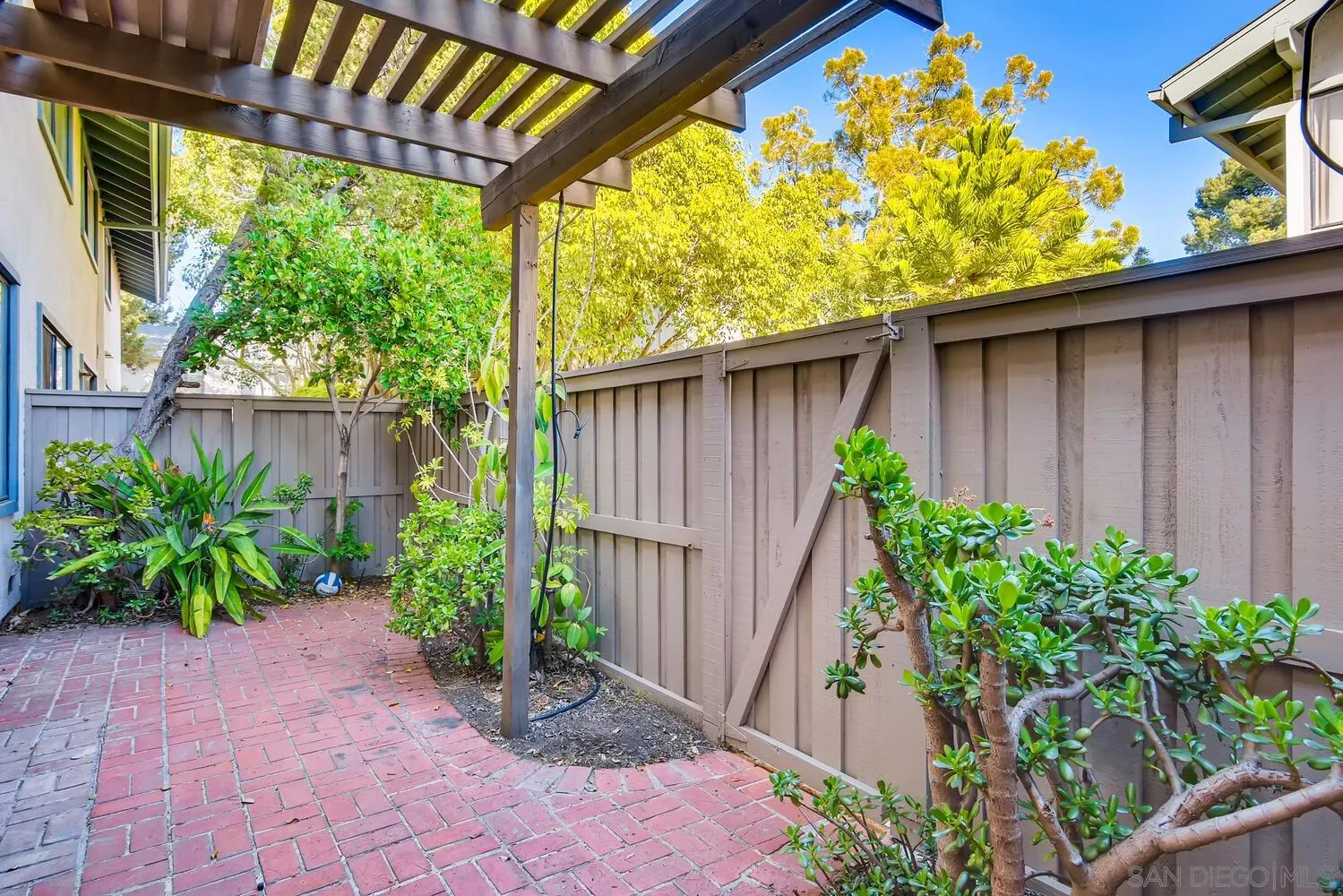 8271 Caminito Modena San Diego, CA 92037 - Photo 27 of 28 a view of a backyard with plants
