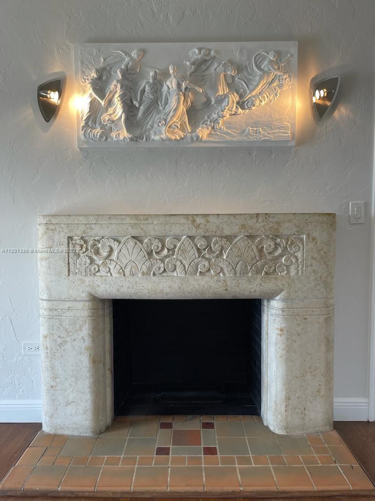 501 Southwest 24th Road Miami, FL 33129 - Photo 8 of 25 a close view of fireplace