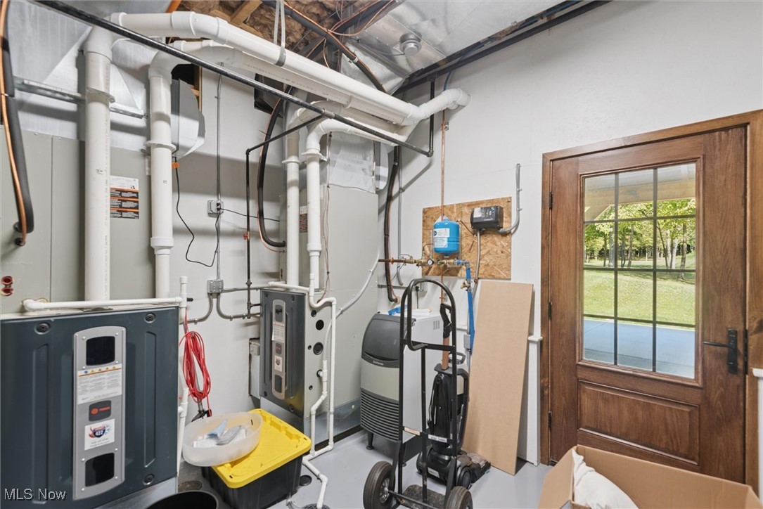 290 Townline Road Aurora, OH 44202 - Photo 36 of 50 Utilities with water heater and heating unit