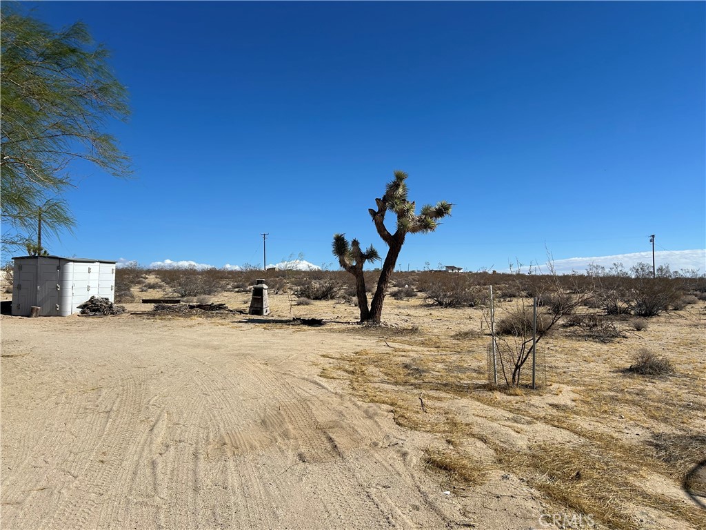 63737 Gibson Road Joshua Tree, CA 92252 - Photo 23 of 25 a view of a backyard of a house