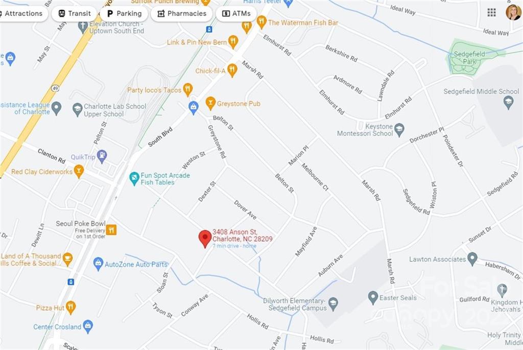 3408 Anson Street, Unit E3 Charlotte, NC 28209 - Photo 26 of 26 a white and white wall painting on the wall