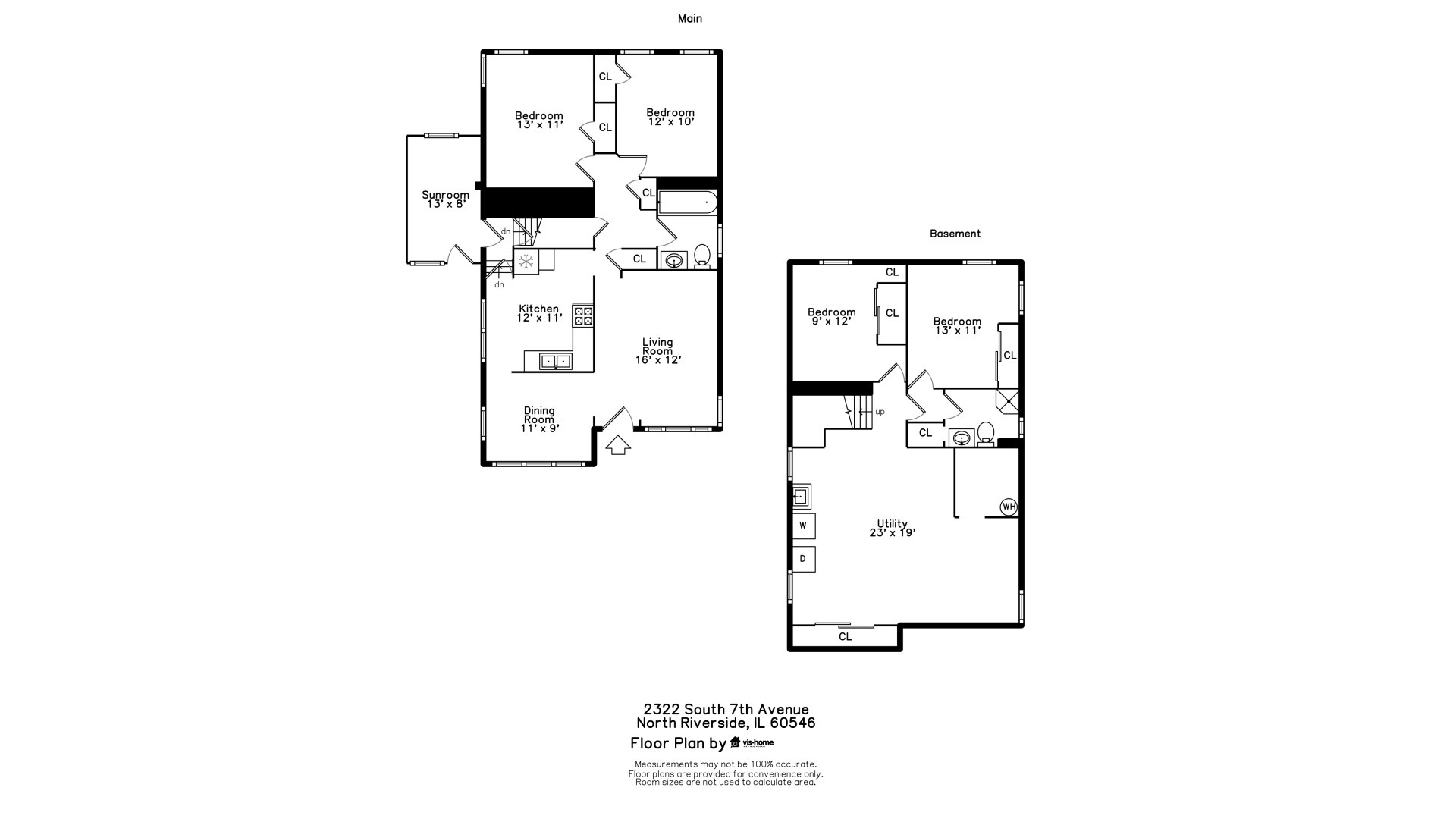 2322 South 7th Avenue North Riverside, IL 60546 - Photo 21 of 21 a picture of a floor plan