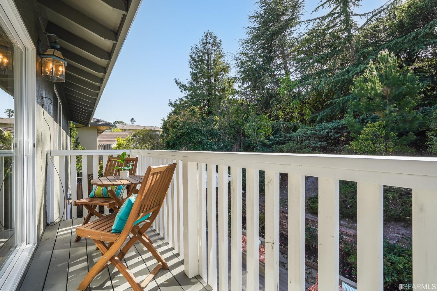 1838 Whitecliff Way San Mateo, CA 94402 - Photo 47 of 56 a view of deck with chairs and wooden fence