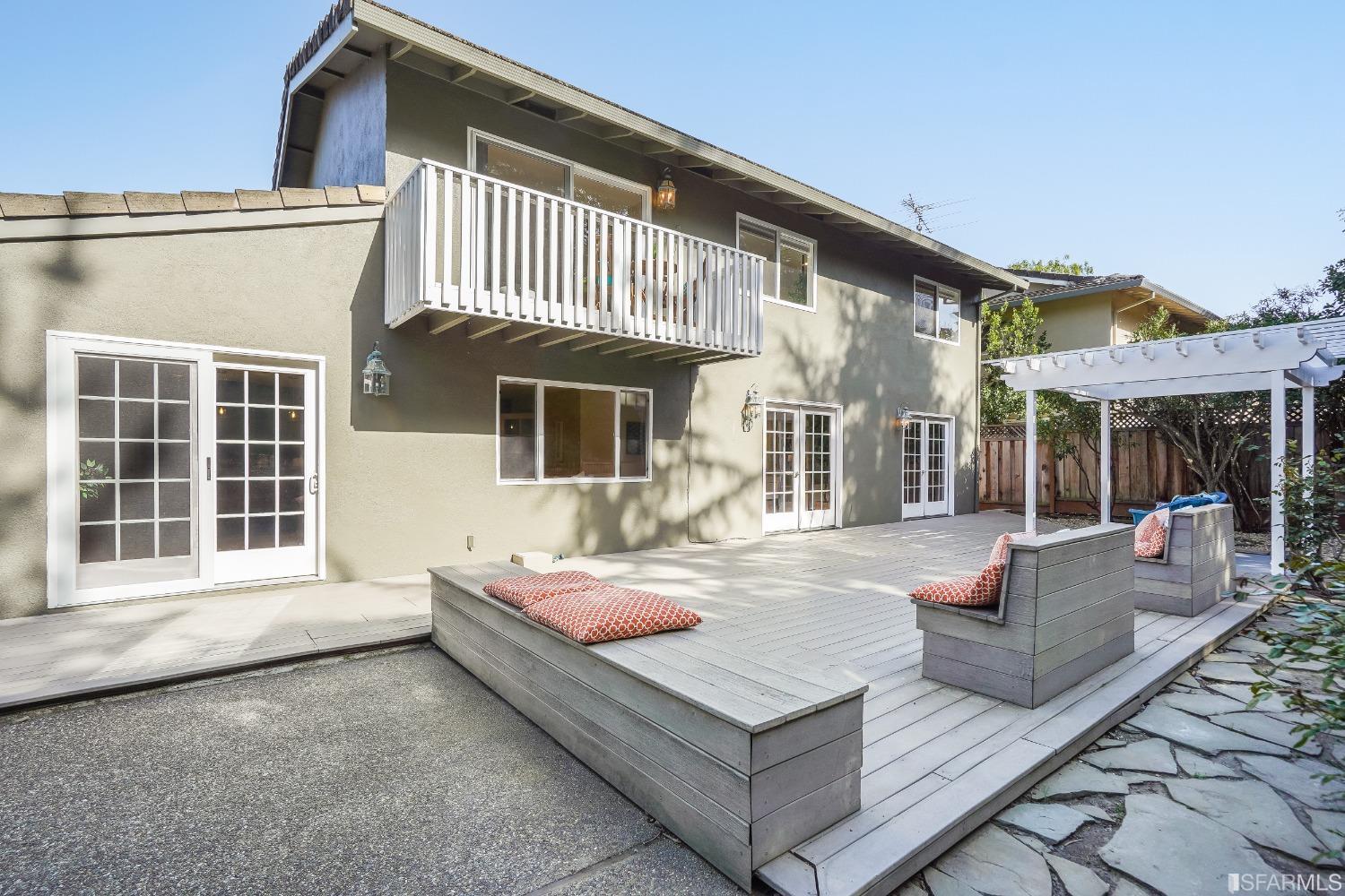 1838 Whitecliff Way San Mateo, CA 94402 - Photo 54 of 56 a view of a house with a couches and lounge chair