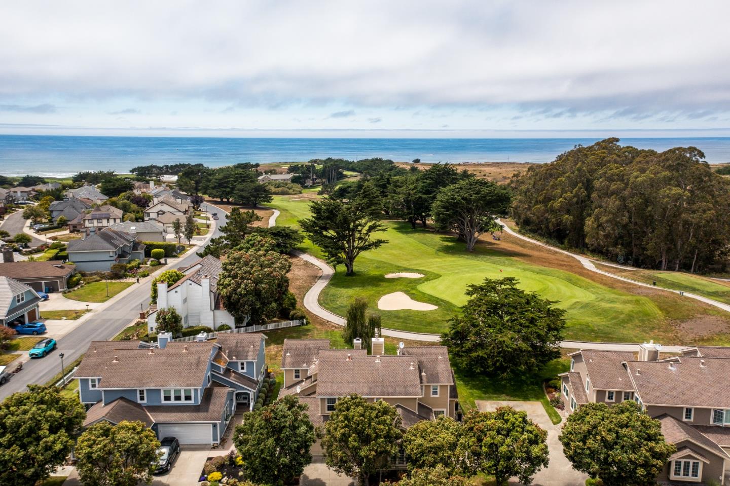 6 Muirfield Road Half Moon Bay, CA 94019 - Photo 21 of 25 an aerial view of residential houses with outdoor space