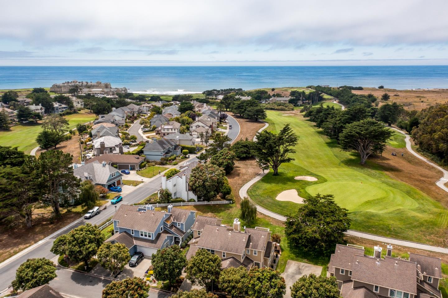 6 Muirfield Road Half Moon Bay, CA 94019 - Photo 22 of 25 an aerial view of residential building and lake view