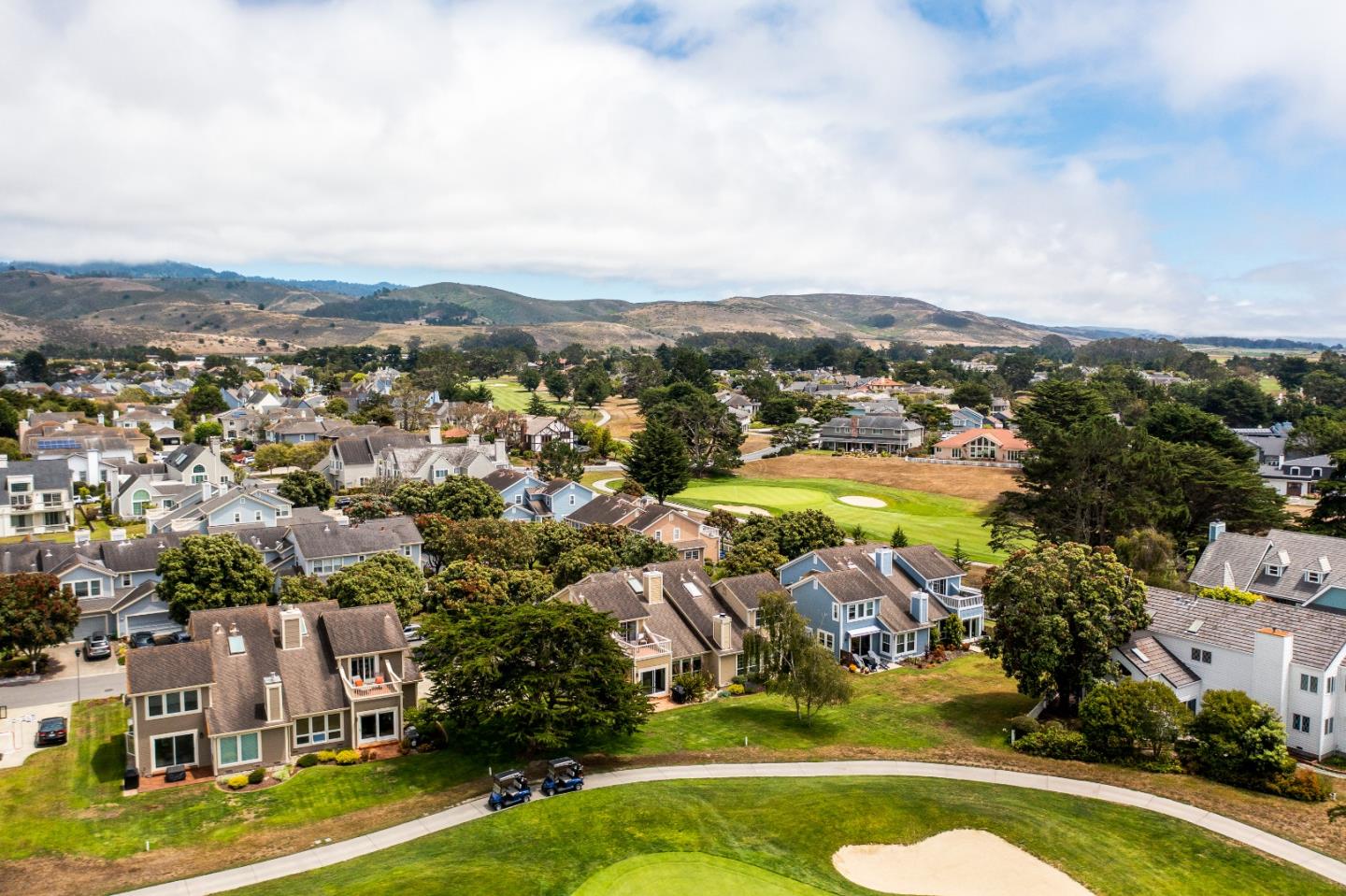 6 Muirfield Road Half Moon Bay, CA 94019 - Photo 24 of 25 an aerial view of residential house with outdoor space and swimming pool