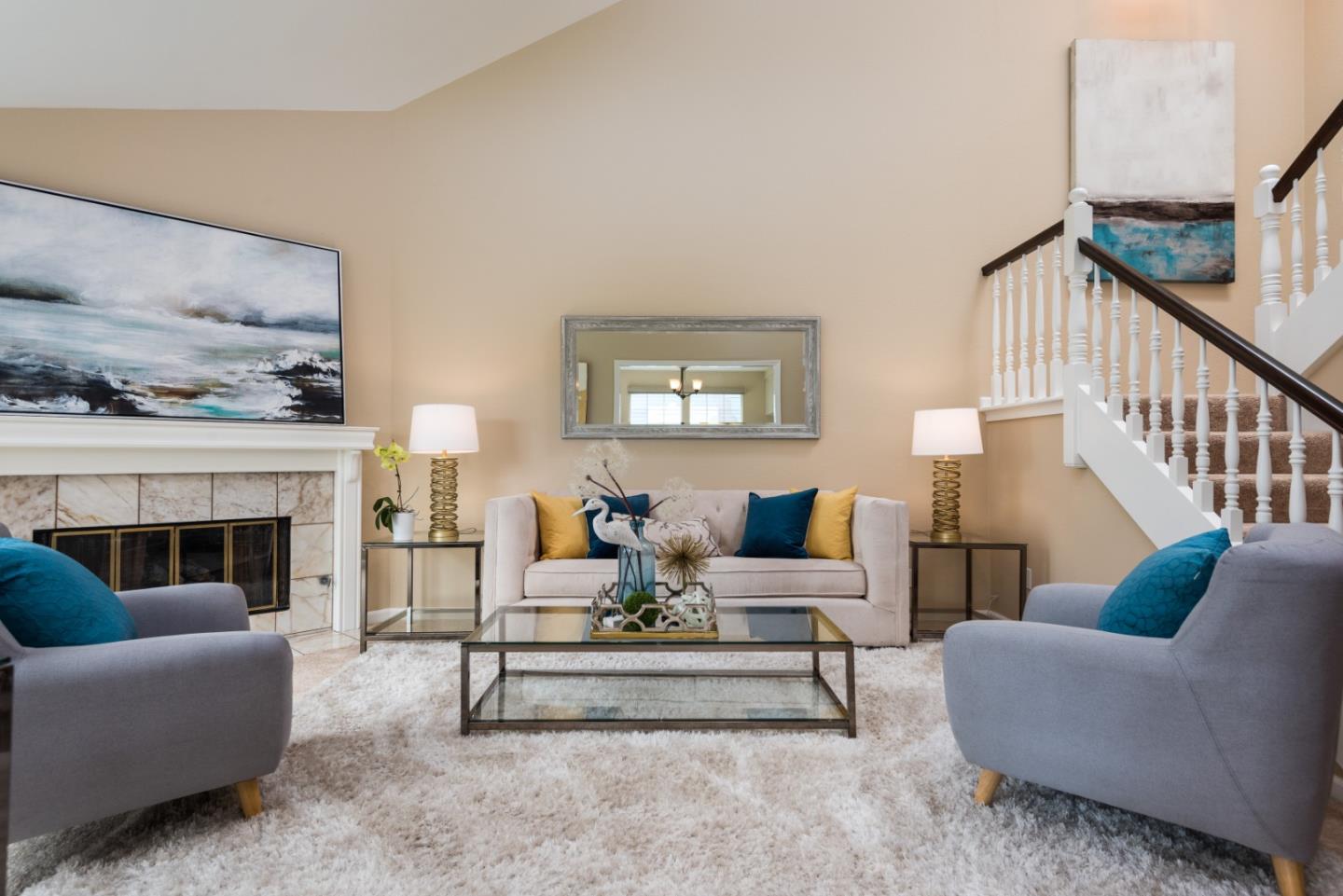 6 Muirfield Road Half Moon Bay, CA 94019 - Photo 5 of 25 a living room with furniture and a fireplace