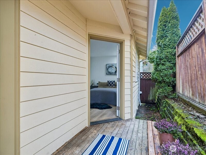 5104 154th Street Southwest Edmonds, WA 98026 - Photo 13 of 25 a view of a back yard of the house