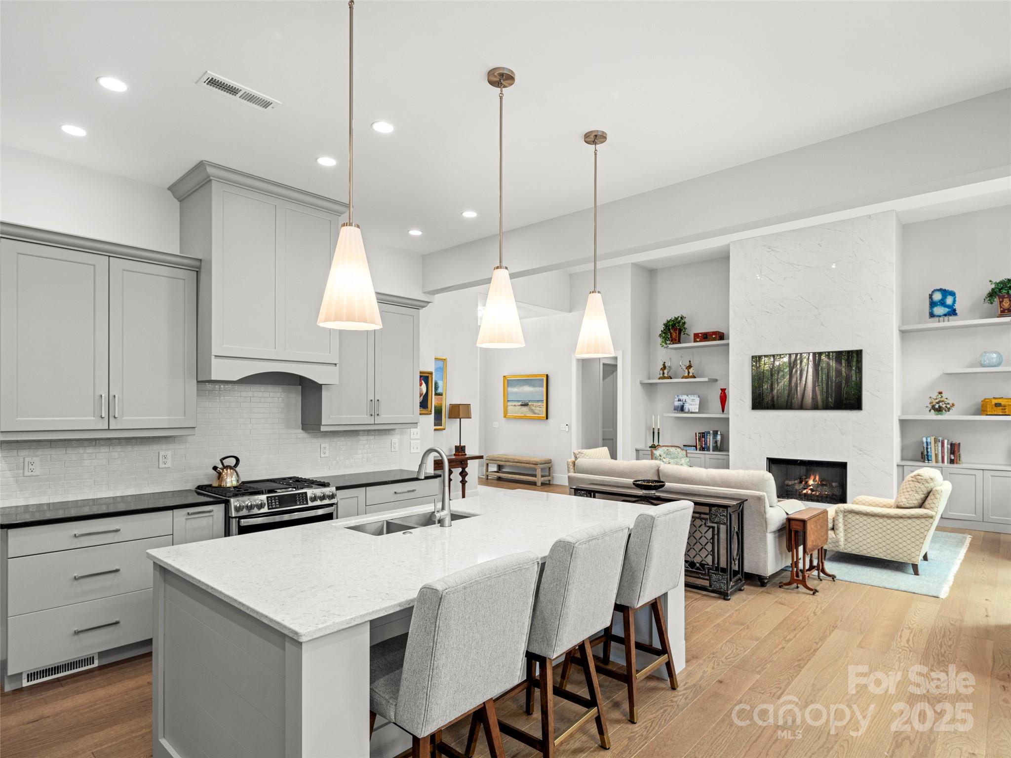 1565 Country View Way Arden, NC 28704 - Photo 10 of 31 a kitchen with a sink a counter space appliances and cabinets