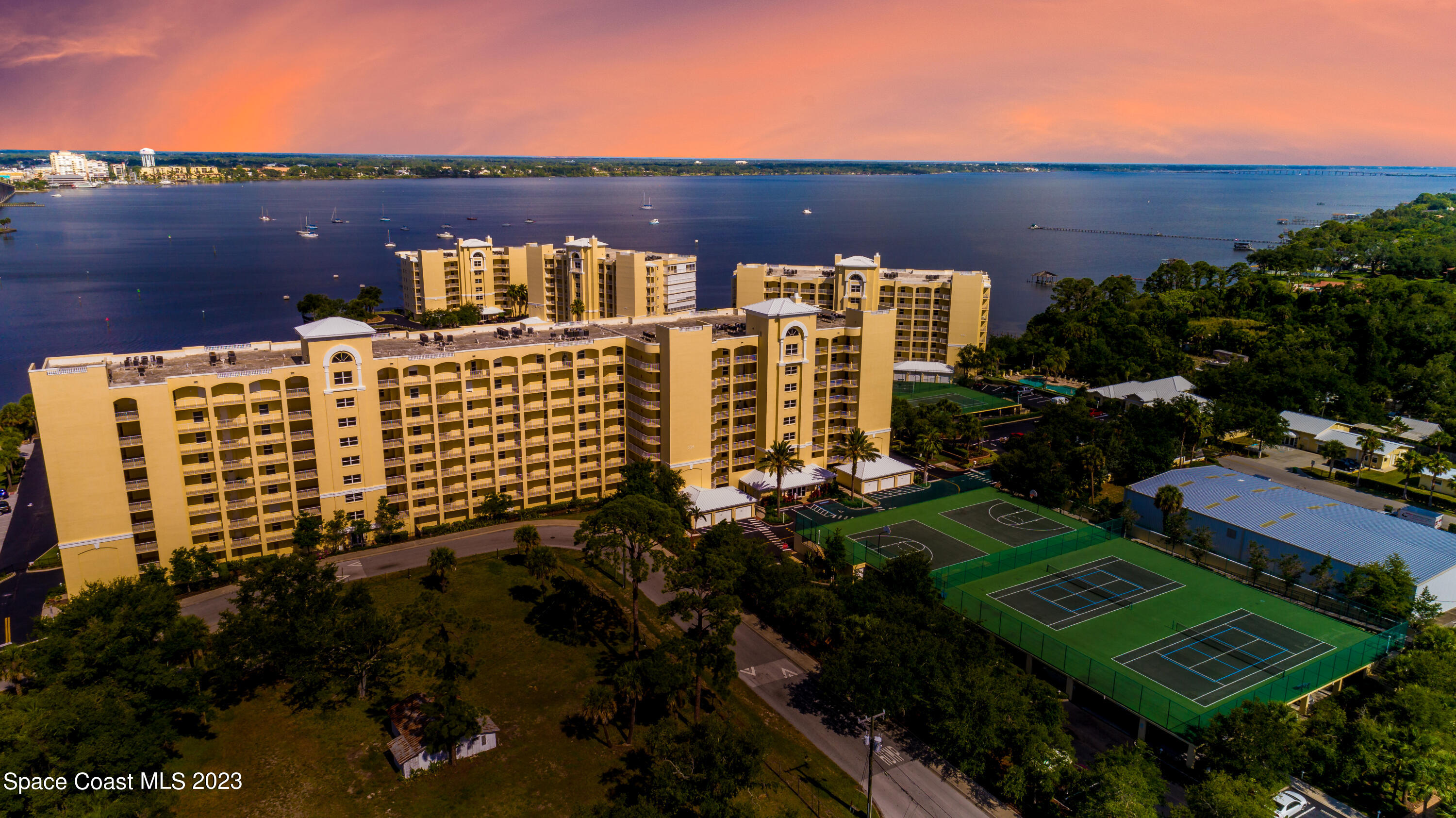 134 Starboard Lane, Unit 306 Merritt Island, FL 32953 - Photo 32 of 42 a view of a city with tall buildings