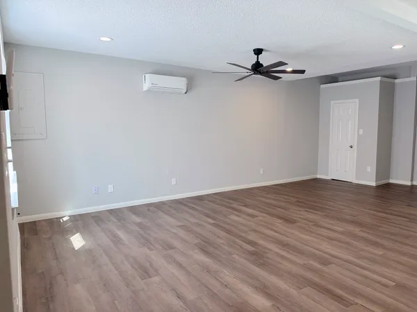 wooden floor in an empty room