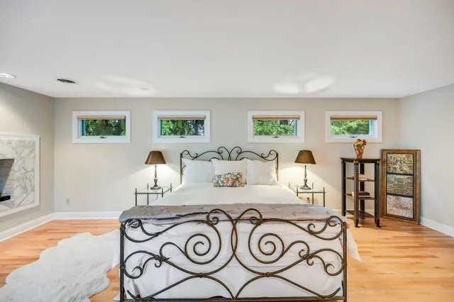 a view of swimming pool with yard