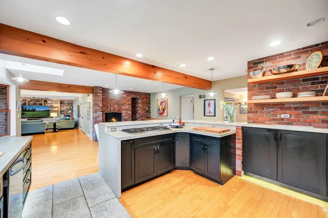 a very nice looking room with a potted plant