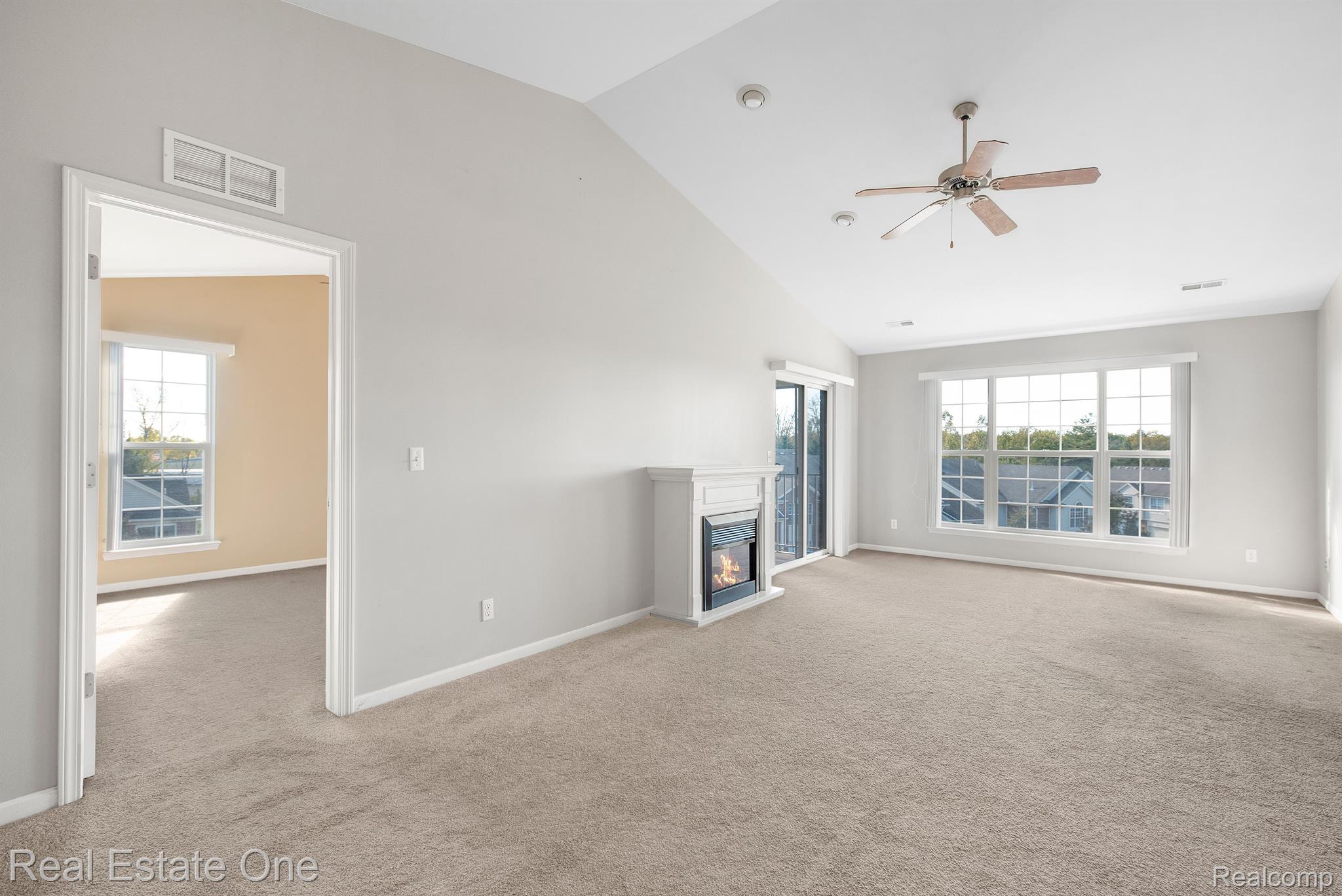 Great Room w/ Door Wall to Balcony