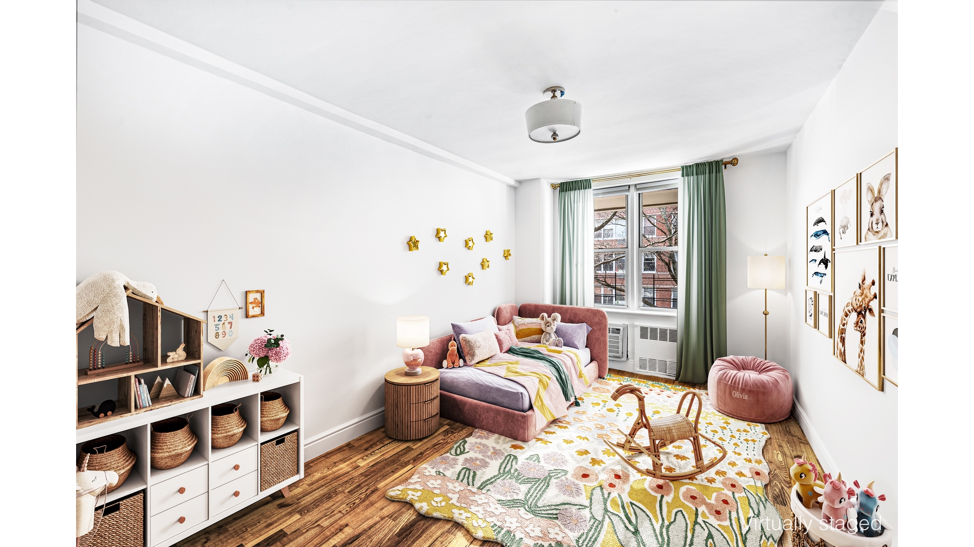 415 Argyle Road, Unit 2/3L Brooklyn, NY 11218 - Photo 15 of 23 a bedroom with furniture and a book shelf