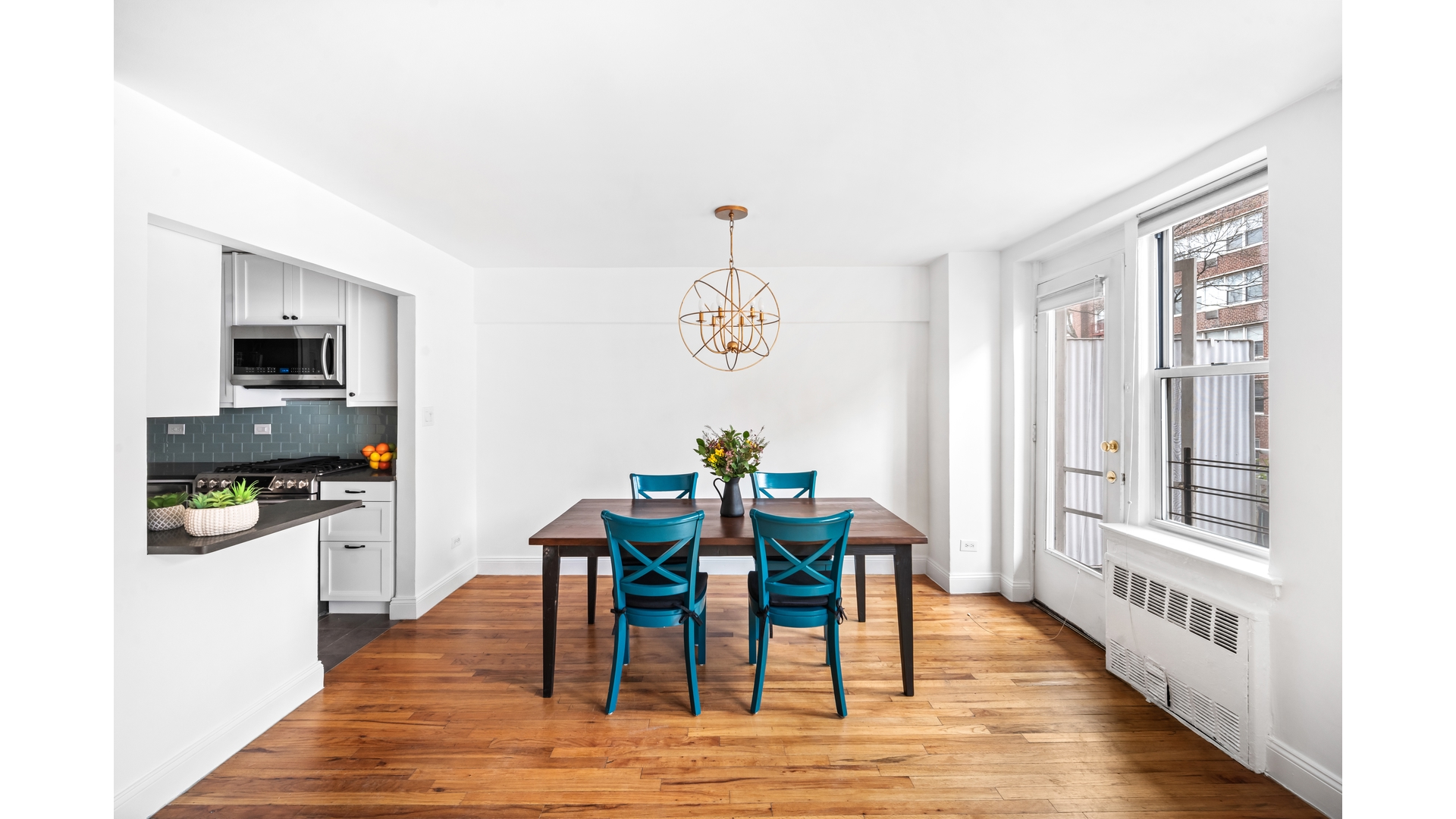 415 Argyle Road, Unit 2/3L Brooklyn, NY 11218 - Photo 7 of 23 a view of a dining room with furniture and wooden floor