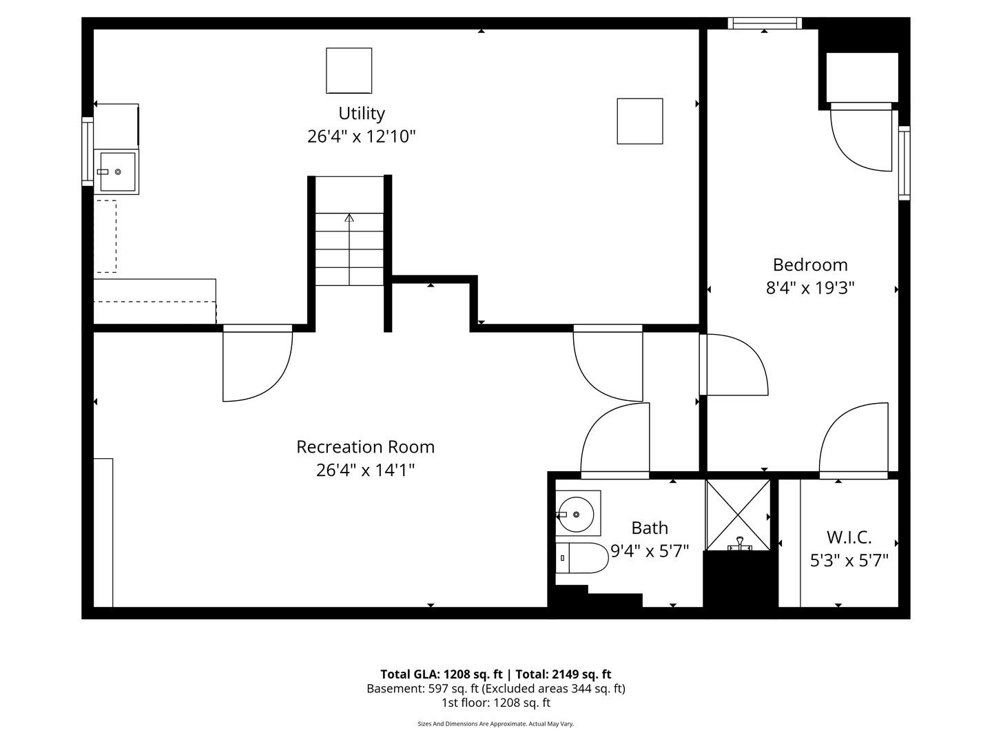357 Bryant Avenue Glen Ellyn, IL 60137 - Photo 21 of 22 a picture of a rug with a white wall and a closet