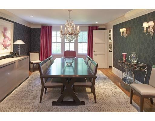 210 Meadowbrook Road Weston, MA 02493 - Photo 8 of 20 a view of a dining room with furniture