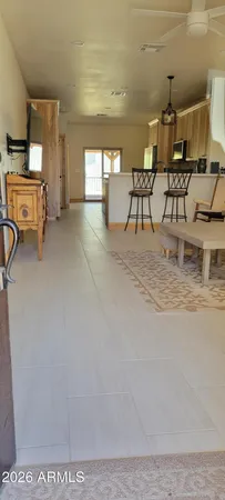 a view of a livingroom with furniture