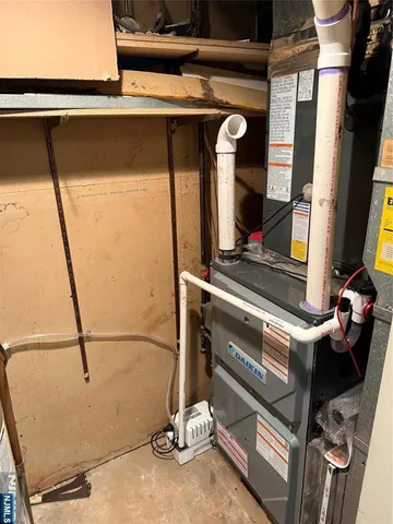 a view of storage and utility room