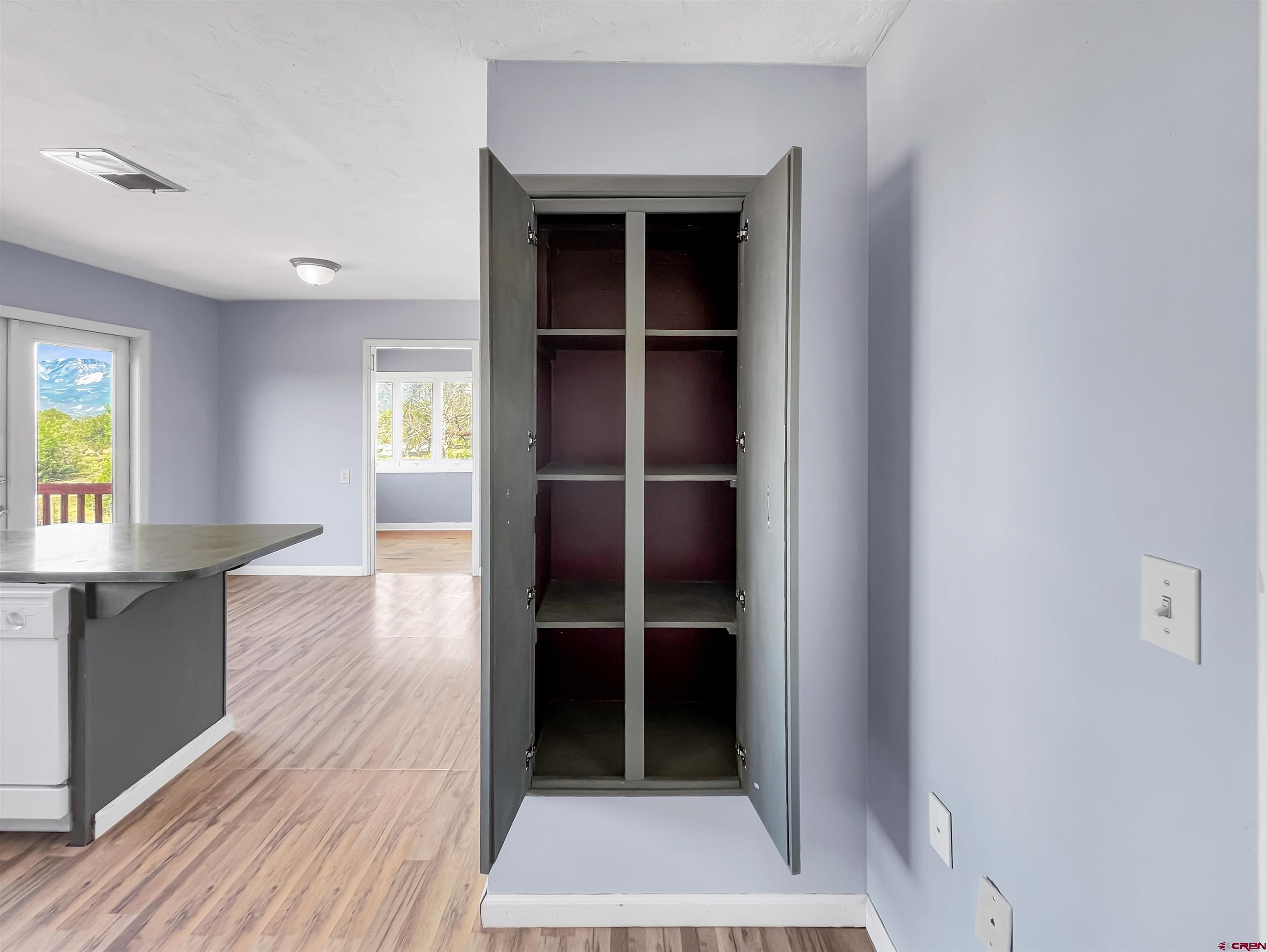 2001 Black Canyon Road Crawford, CO 81415 - Photo 26 of 45 a view of entryway with wooden floor and a window