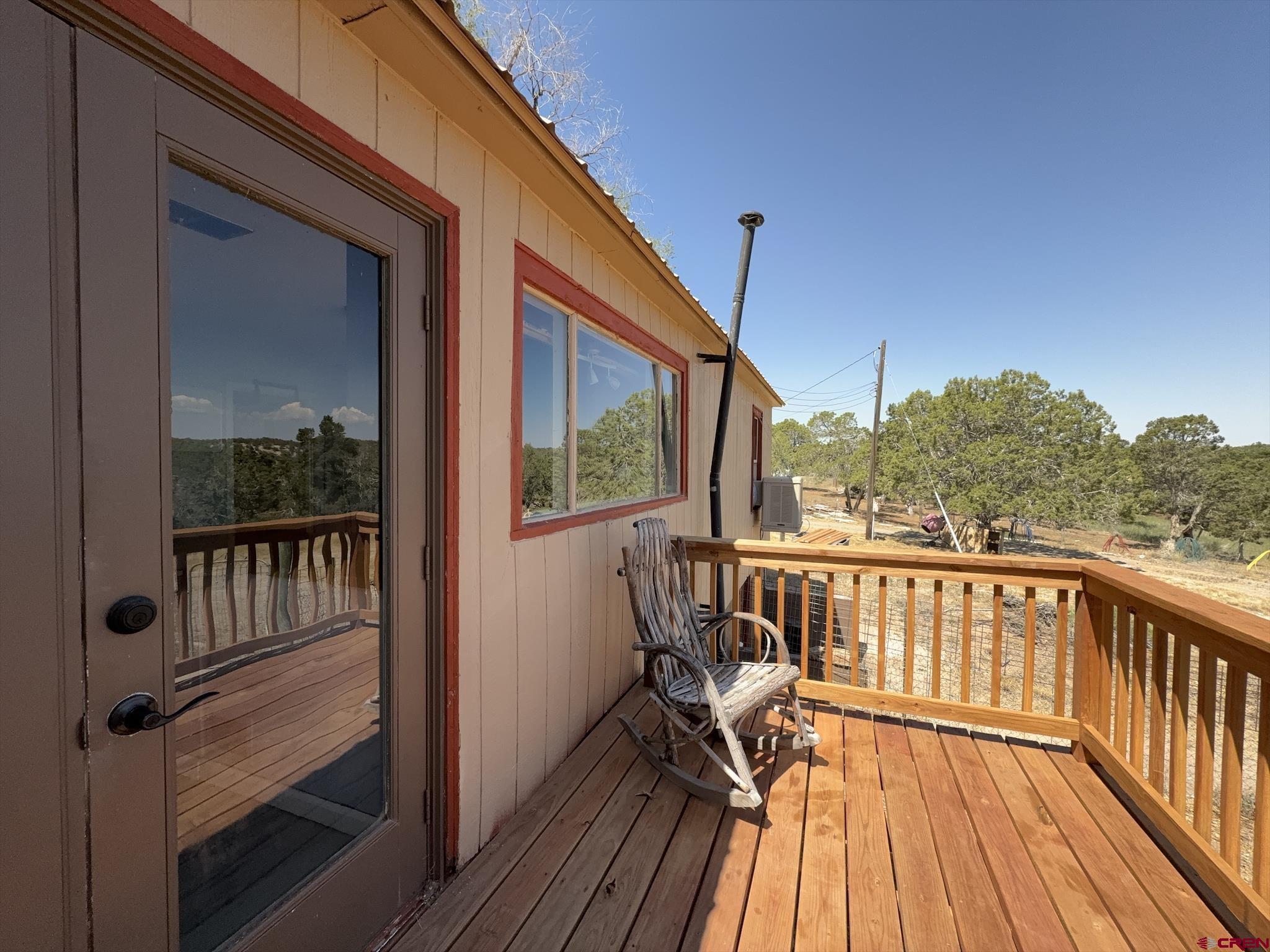 2001 Black Canyon Road Crawford, CO 81415 - Photo 36 of 45 a view of a balcony with furniture
