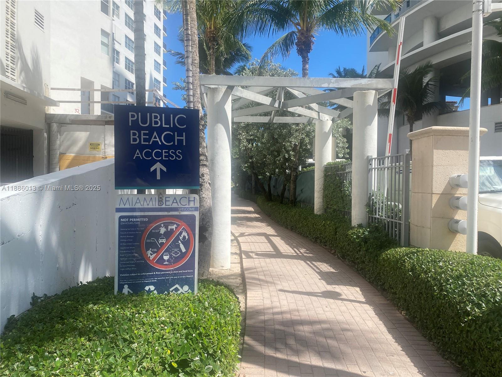 6000 Collins Avenue, Unit 132 Miami Beach, FL 33140 - Photo 21 of 24 a sign that is on the side of a building