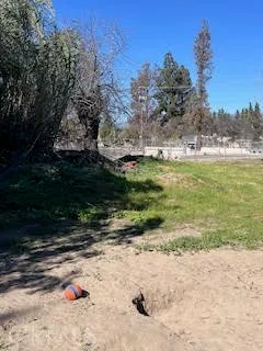 a view of a road with an ocean beach