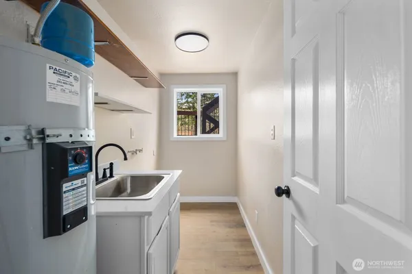 a bathroom with a sink and a bathtub