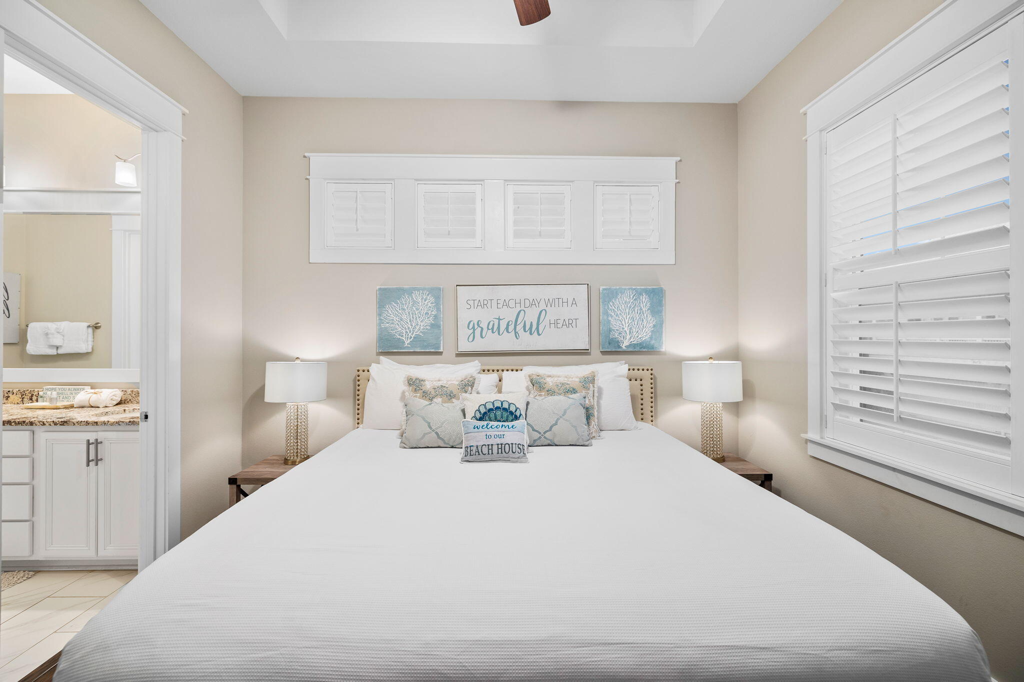 67 Milestone Dr Inlet Beach, Unit C Inlet Beach, FL 32461 - Photo 28 of 39 a large white bed in a white room