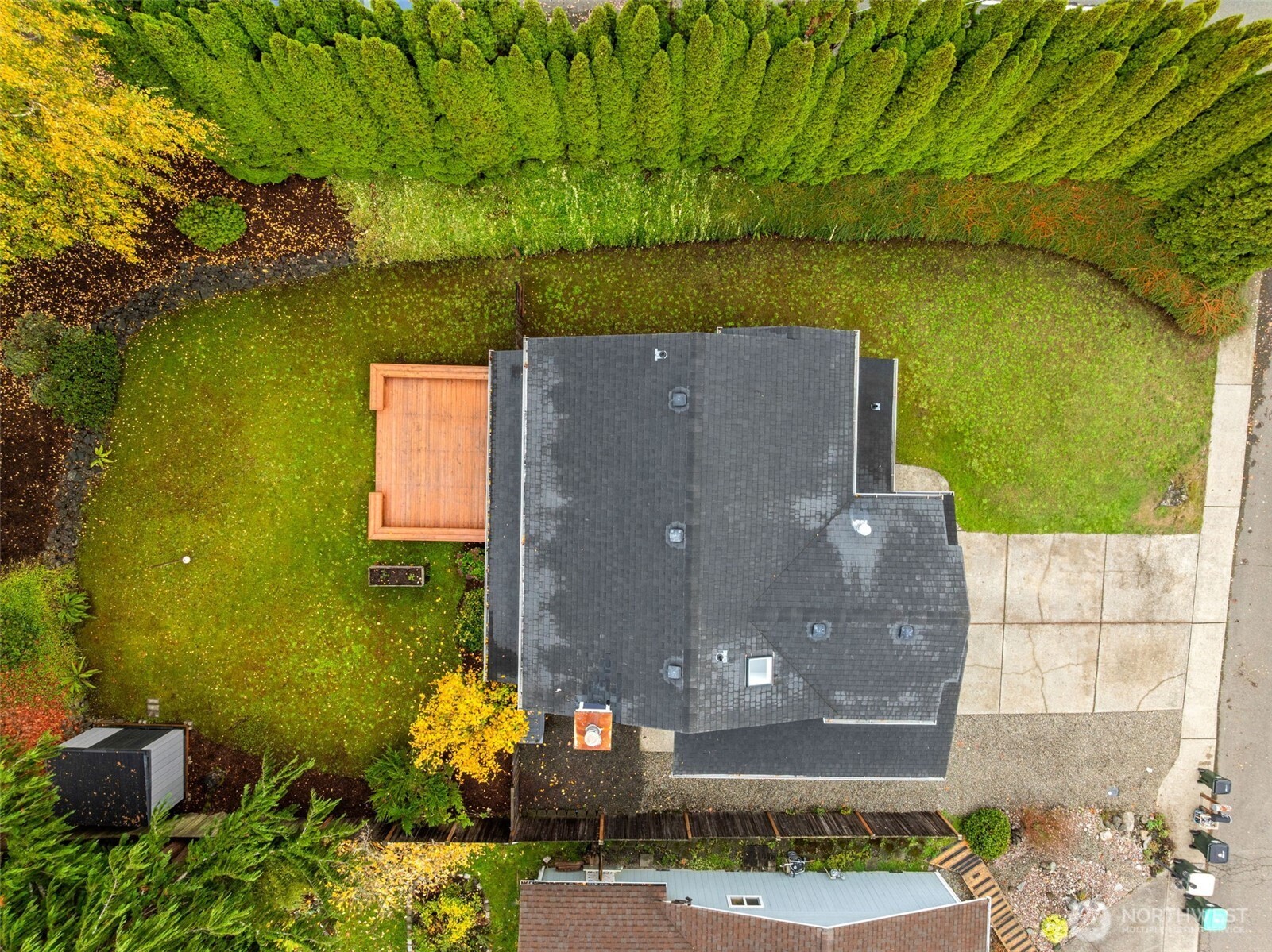 615 Clark Street Southwest Tumwater, WA 98512 - Photo 6 of 27 an aerial view of a house with a yard