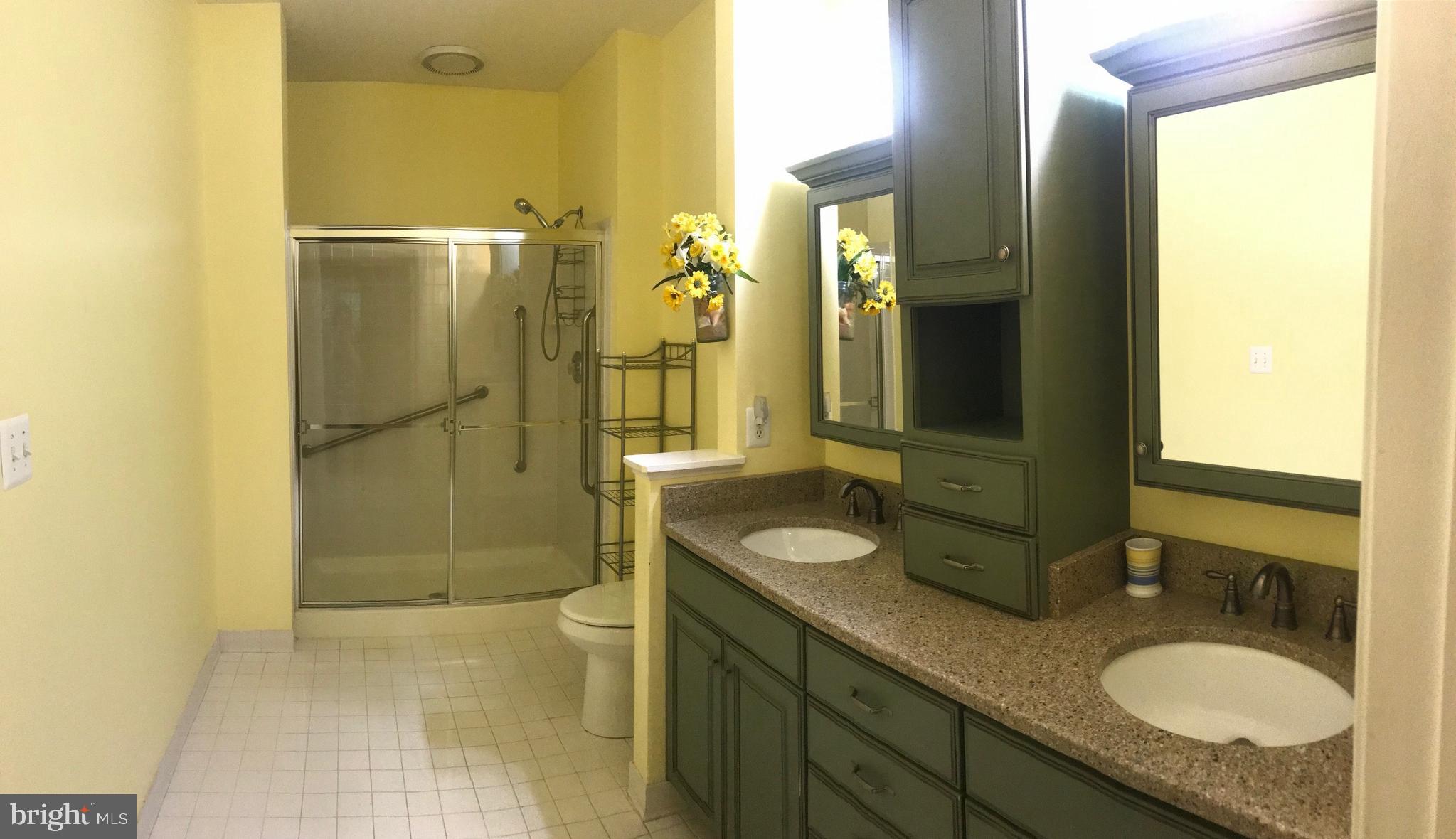 Primary Bath with walkin shower