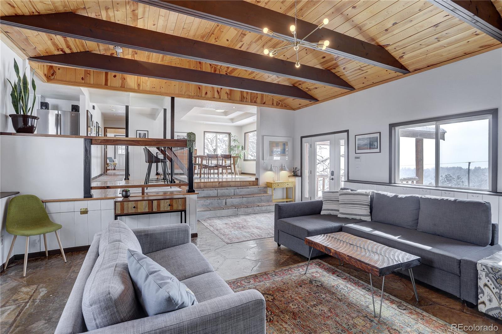 1094 Colorow Road Golden, CO 80401 - Photo 7 of 40 a living room with furniture and wooden floors