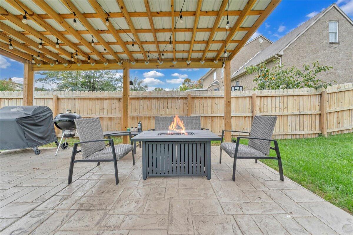 4018 Hazelridge Road Northwest Roanoke, VA 24012 - Photo 36 of 59 a view of a patio with wooden floor