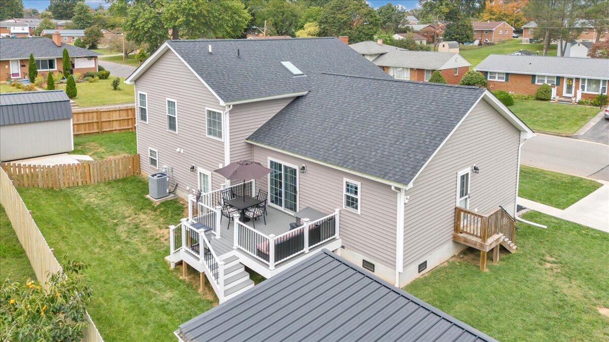 4018 Hazelridge Road Northwest Roanoke, VA 24012 - Photo 54 of 59 a aerial view of a house with a yard