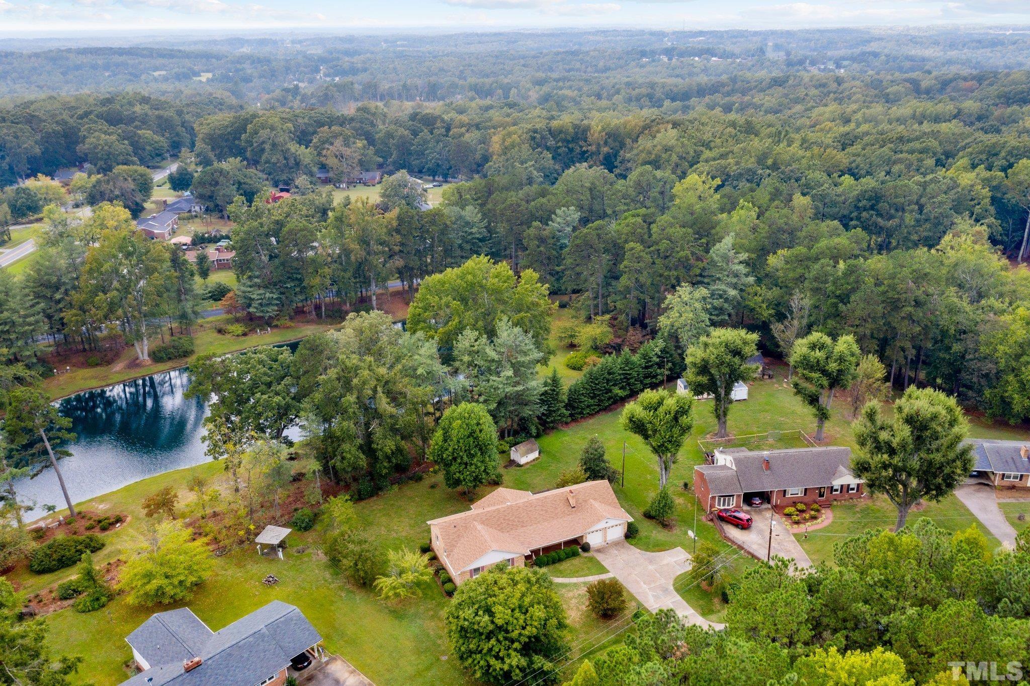 261 Badger Circle Roxboro, NC 27573 - Photo 26 of 30 an aerial view of house with yard