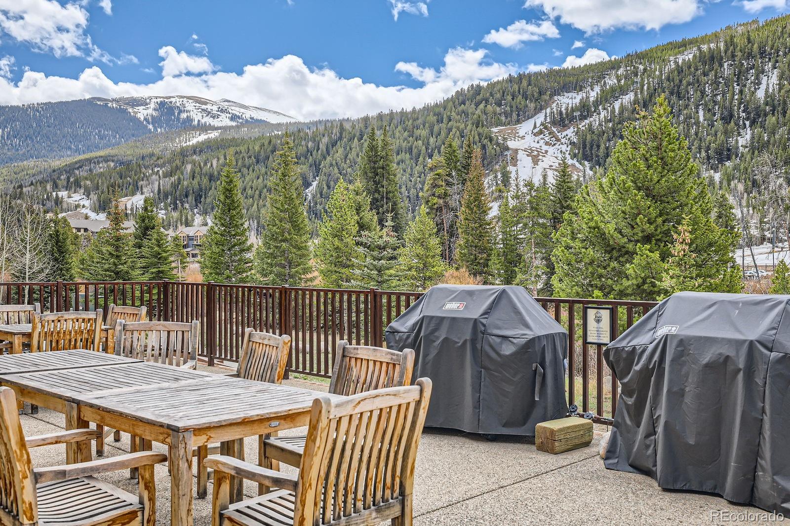 22714 Highway 6, Unit 5945 Keystone, CO 80435 - Photo 24 of 37 a view of a balcony with furniture