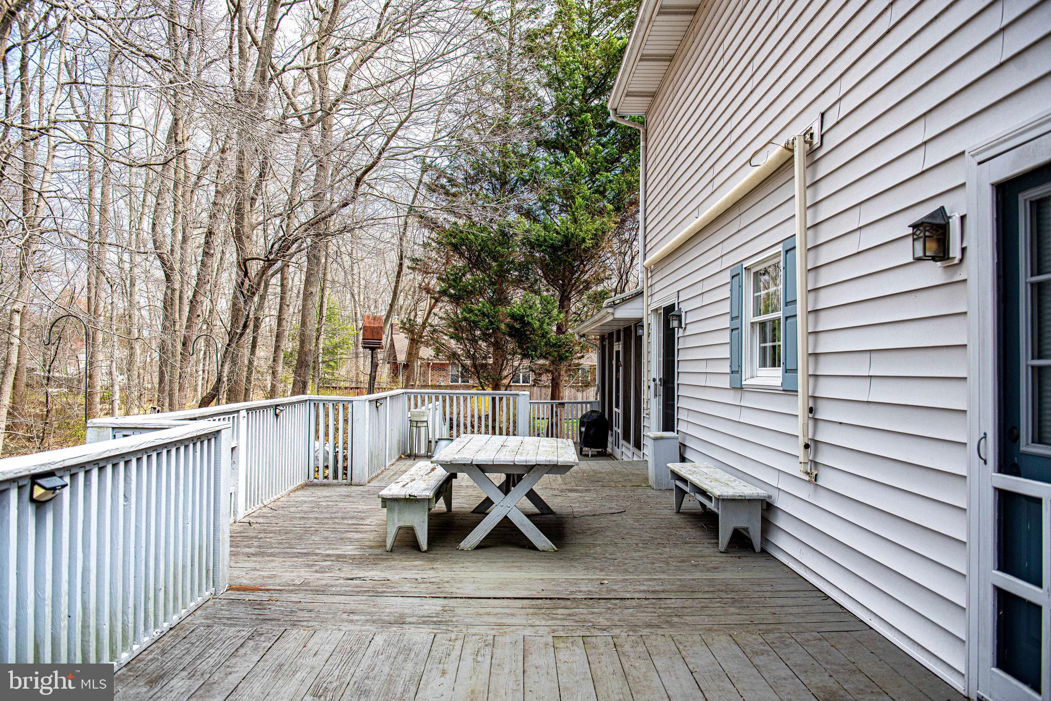 627 Northgate Road Aberdeen, MD 21001 - Photo 37 of 43 a view of a terrace with chairs and wooden fence