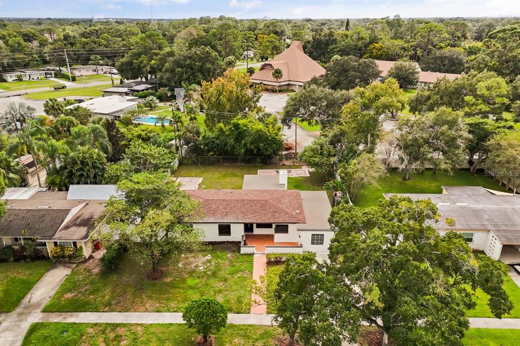 1816 Ivy Lane Winter Park, FL 32792 - Photo 27 of 35 an aerial view of house with yard swimming pool and outdoor seating