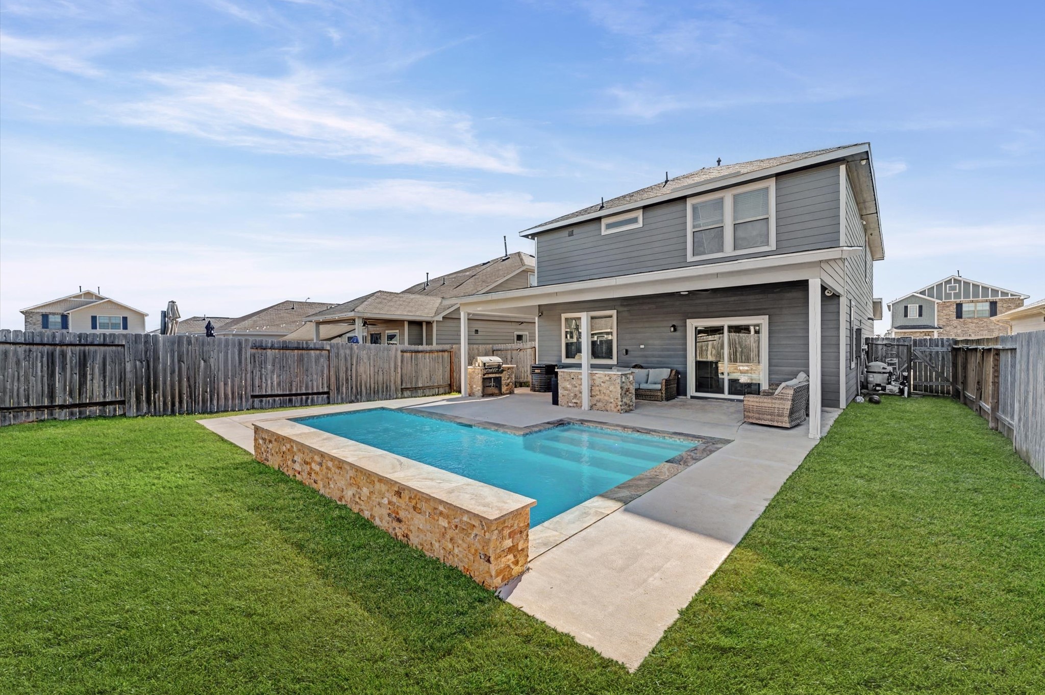 21610 Lemon Beebrush Lane Katy, TX 77449 - Photo 1 of 25 a view of house and outdoor space with yard