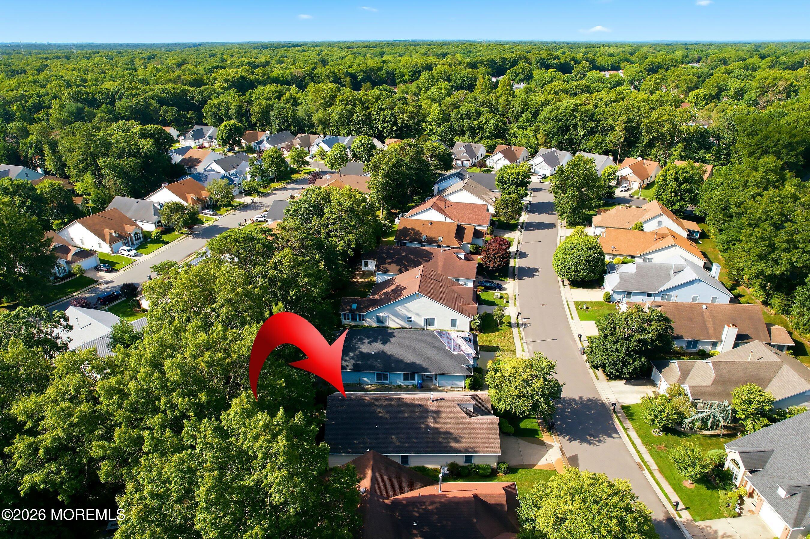 1579 Goldspire Road Toms River, NJ 08755 - Photo 29 of 43 20-Left Side Aerial with Arrow