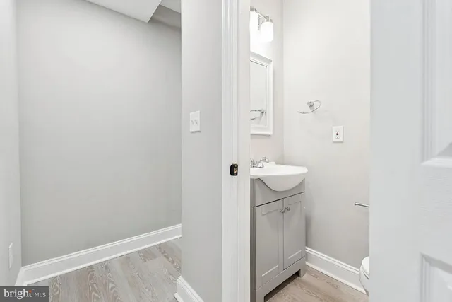 a bathroom with a sink and a toilet