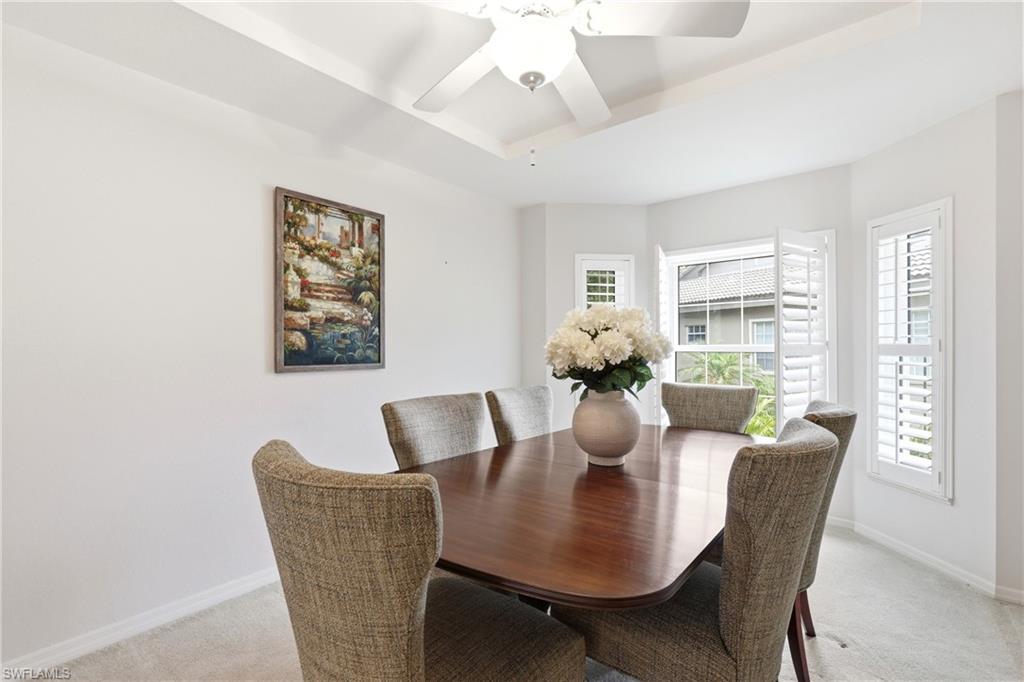 203 Via Perignon, Unit 24 Naples, FL 34119 - Photo 13 of 42 Dining/Den Bright & Sunny
