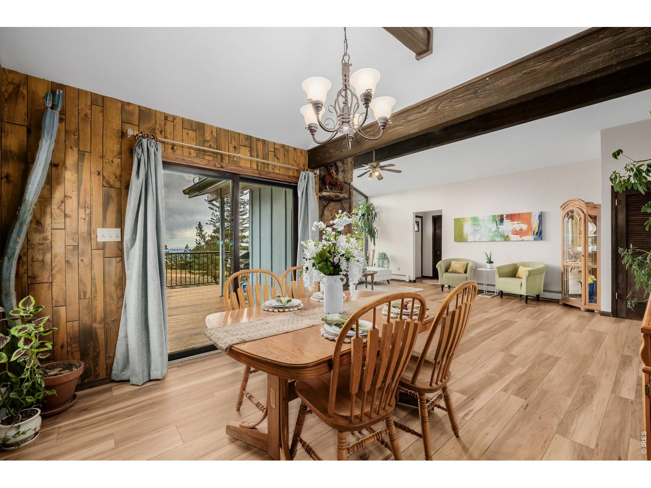 37 High View Lane Boulder, CO 80302 - Photo 13 of 50 a view of a dining room with furniture and wooden floor
