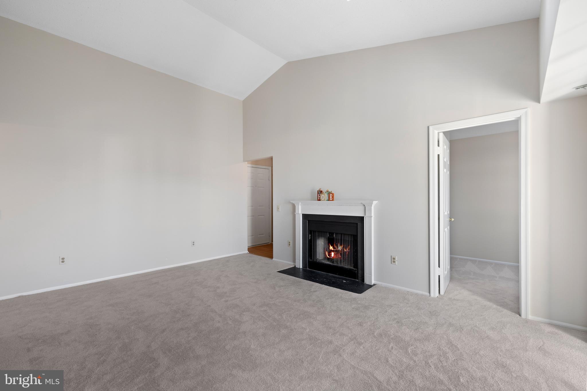 107 Fort Evans Road Southeast, Unit F Leesburg, VA 20175 - Photo 16 of 30 Living Rm with wood burning fireplace picture #2